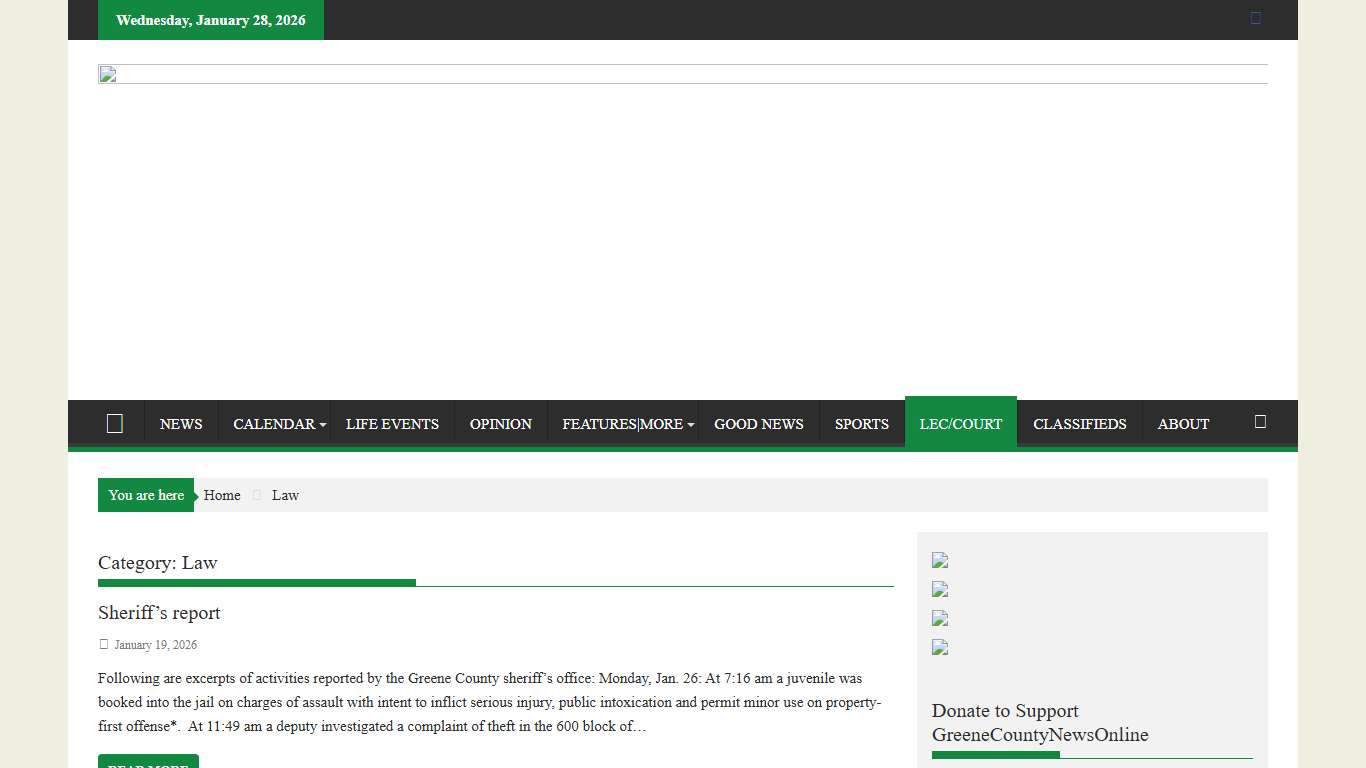 Law - Greene County News Online